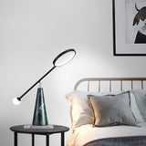 Modern LED Table Lamp  Green Marble Base with Adjustable Neck - Product detail 6