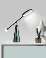 Modern LED Table Lamp  Green Marble Base with Adjustable Neck - Product detail 13