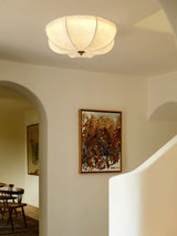 Floral Ceiling Light  Orchid Pattern Fabric Shade - Product detail 12