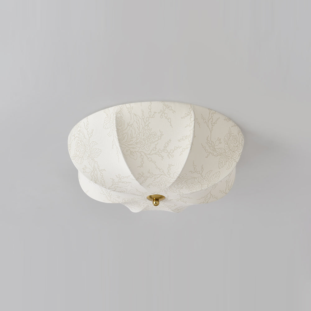 Floral Ceiling Light  Orchid Pattern Fabric Shade - Product detail 19
