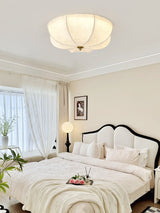 Floral Ceiling Light  Orchid Pattern Fabric Shade - Product detail 8