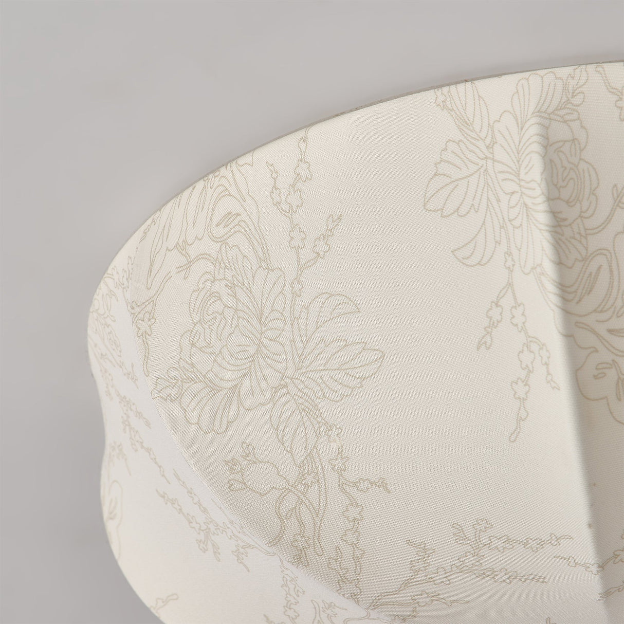 Floral Ceiling Light  Orchid Pattern Fabric Shade - Product example