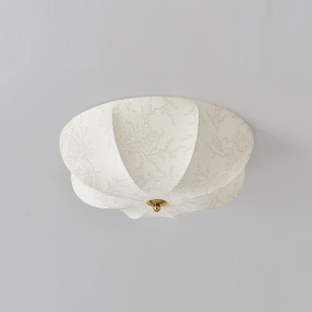Floral Ceiling Light  Orchid Pattern Fabric Shade - Product detail 20