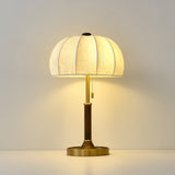 Modern Table Lamp  Cream Fabric Shade with Brass Base - Product detail 17