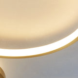 Modern Floral Ceiling Light  Brass Geometric LED Design - Product detail 7