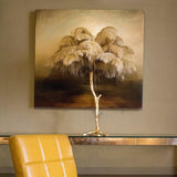 Feather Table Lamp  Gold Base with Pink Ostrich Plumes - Product detail 24