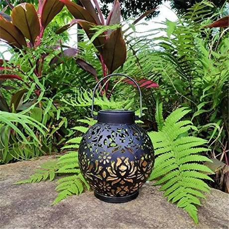 Solar Garden Lantern  Decorative Iron Art Pattern - Product detail 8