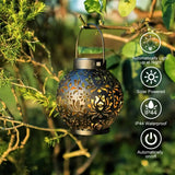 Solar Garden Lantern  Decorative Iron Art Pattern - Product detail 6
