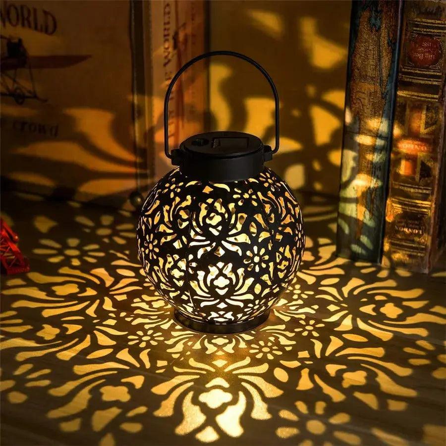 Solar Garden Lantern  Decorative Iron Art Pattern - Product detail 4