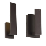 Modern Outdoor Wall Light  Black Aluminum LED Sconce - Product example