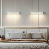 Modern LED Wall Light  Waterproof White Aluminum Exterior Sconce - Detailed view