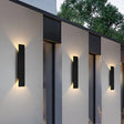 Modern Outdoor Wall Light  Black Aluminum Linear Sconce - Product detail 4