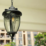 Victorian Pendant Light  Ribbed Glass Lantern Design - Product detail 4