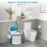 Portable Toilet With Backrest  Anti-Slip Base For Adults And Elderly - Product example