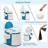Portable Toilet With Backrest  Anti-Slip Base For Adults And Elderly - Product detail 6