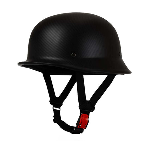 Classic Motorcycle Half Helmet  Gloss Black DOT ECE Certified - Product detail 7