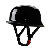 Classic Motorcycle Half Helmet  Gloss Black DOT ECE Certified - Product detail 8