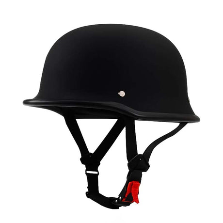 Classic Motorcycle Half Helmet  Gloss Black DOT ECE Certified - Product detail 9