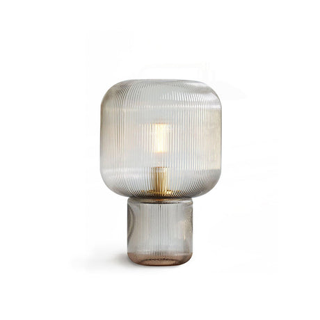 Modern Glass Table Lamp  Ribbed Glass Design - Product detail 18