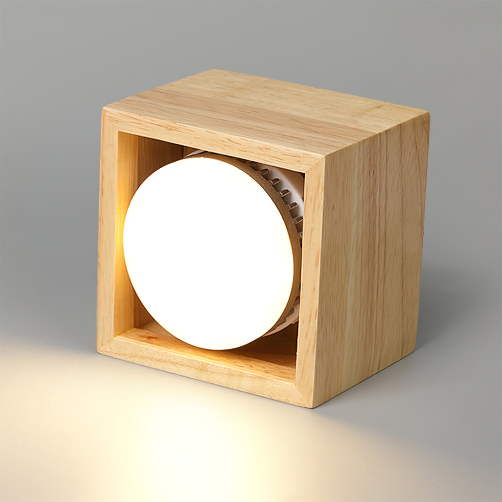 Modern Wood Ceiling Light  Square LED Panel Design - Product detail 18