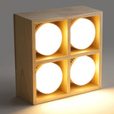 Modern Wood Ceiling Light  Square LED Panel Design - Product detail 15