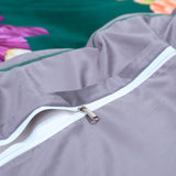 Floral Cotton Duvet Set  Emerald Garden Print Design - Product detail 14