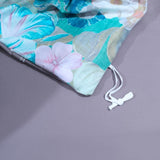 Floral Cotton Duvet Set  Emerald Garden Print Design - Product detail 15