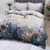 Botanical Luxury Bedding Set  Egyptian Cotton Floral Print - Product detail 5