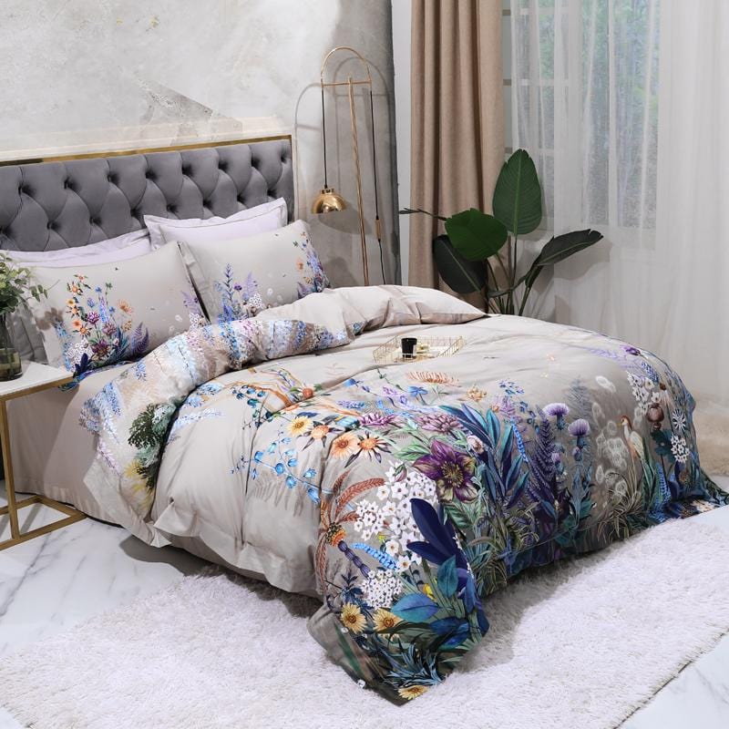 Botanical Pillow Cases  Egyptian Cotton Floral Design - Product detail 4