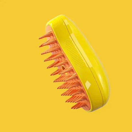 Pet Grooming Steam Brush  Soft Bristle Technology - Product showcase