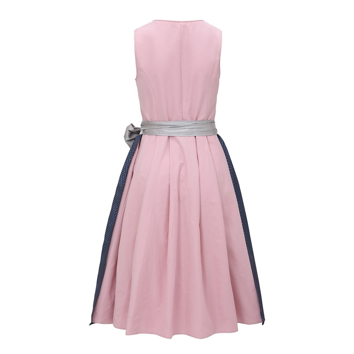 Vintage Dirndl Dress  Soft Pink Traditional Bavarian Design - Product example
