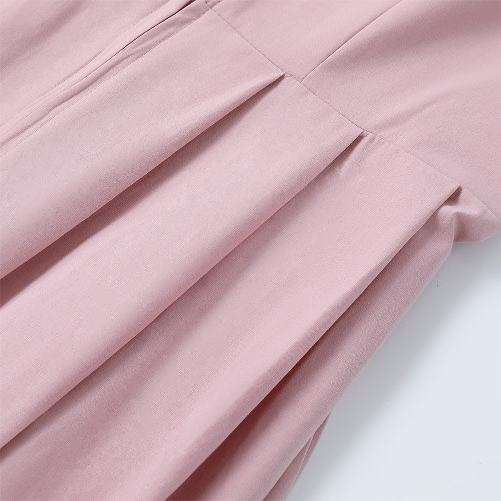 Vintage Dirndl Dress  Soft Pink Traditional Bavarian Design - Product detail 8