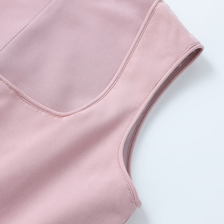 Vintage Dirndl Dress  Soft Pink Traditional Bavarian Design - Product detail 9