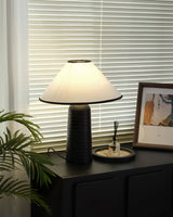 Retro Table Lamp  Solid Wood Base With White Shade - Product detail 16