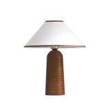 Retro Table Lamp  Solid Wood Base With White Shade - Product detail 18