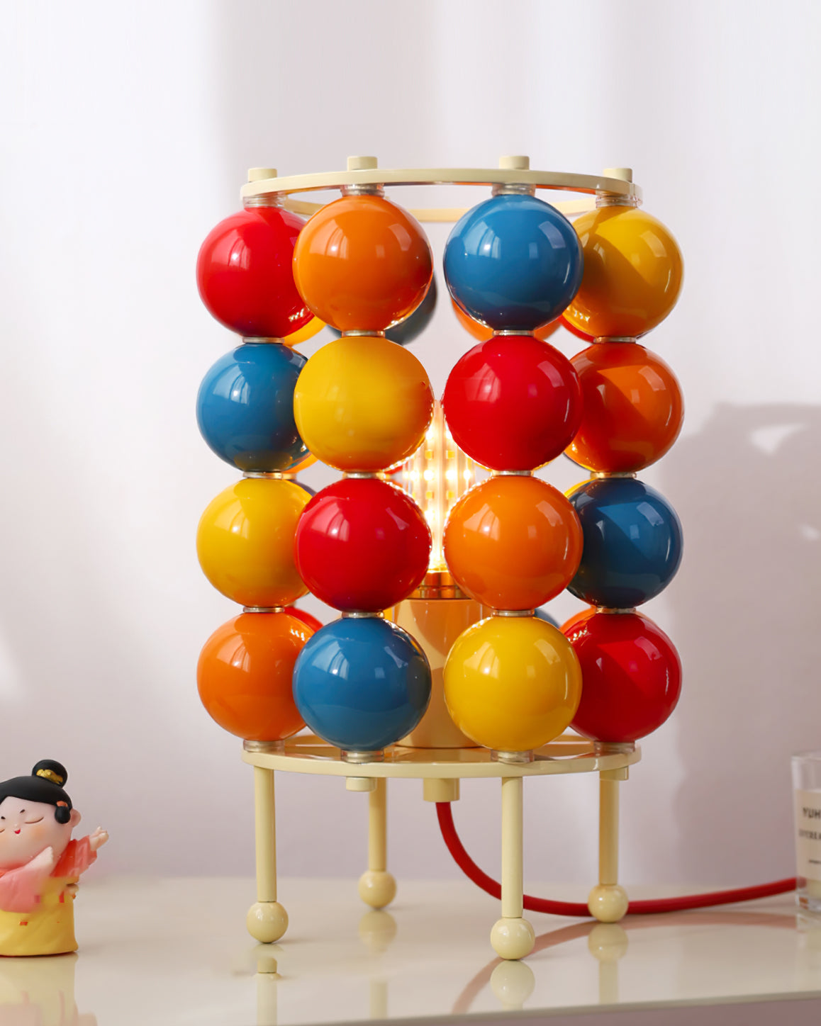 Modern Sphere Table Lamp  Colorful Ball Design - Product detail 9