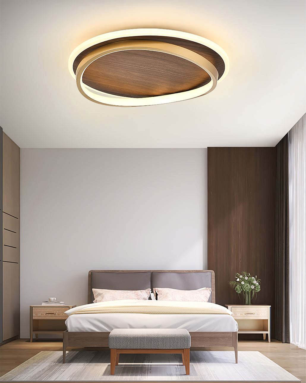 Modern Ceiling Light  Dual Ring LED Design - Product detail 10