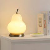Pear Glass Table Lamp  Cream Shade With Gold Base - Product detail 6