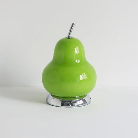 Pear Glass Table Lamp  Cream Shade With Gold Base - Product detail 17