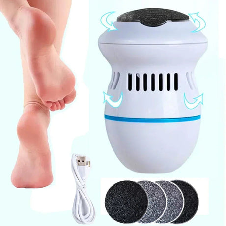 Electric Callus Remover  USB Rechargeable Foot File with Vacuum - Product showcase