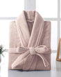 Premium Cotton Bathrobe  Plush Terry Cloth Spa Robe - Product showcase