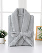Plush Cotton Bathrobe  Premium Terry Cloth Spa Robe - Product showcase