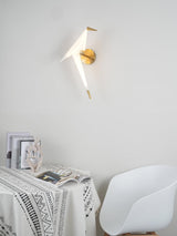 Modern Bird Wall Lamp  White Metal Art Light Fixture - Product detail 8