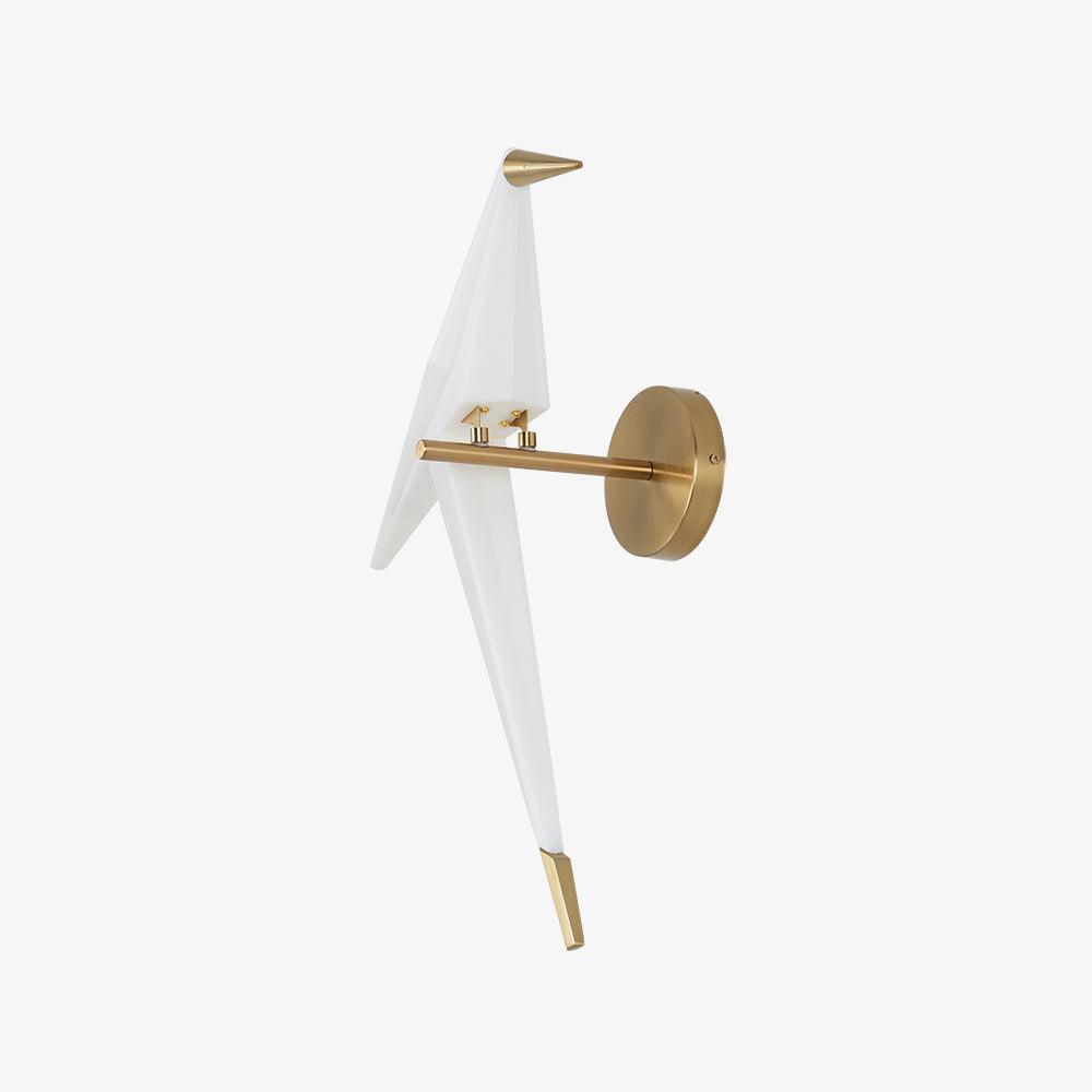 Modern Bird Wall Lamp  White Metal Art Light Fixture - Product detail 16