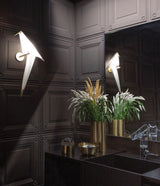 Modern Bird Wall Lamp  White Metal Art Light Fixture - Product detail 5