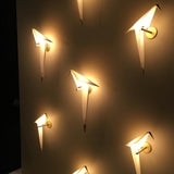 Modern Bird Wall Lamp  White Metal Art Light Fixture - Product detail 7