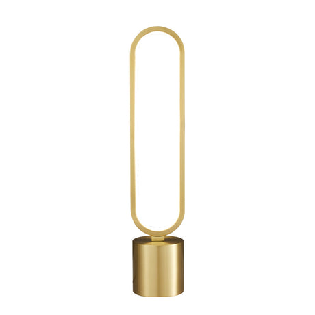 Modern LED Table Lamp  Brass Oval Ring Design - Product detail 19