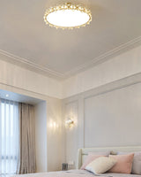 Crystal Petal Ceiling Light  Brass Frame With Faceted Accents - Product detail 22