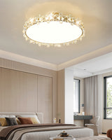 Crystal Petal Ceiling Light  Brass Frame With Faceted Accents - Product detail 12
