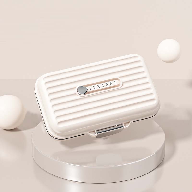 Portable Pill Organizer  Seven Compartments with Digital Counter - Product showcase